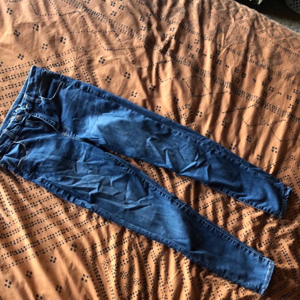 AE next level stretch curvy hi-rise jegging size 6